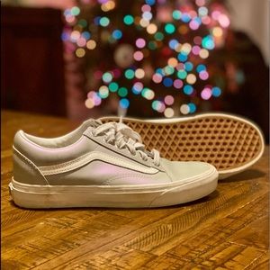 EUC Vans Old Skool Shoes - Matte Iridescent Lavender